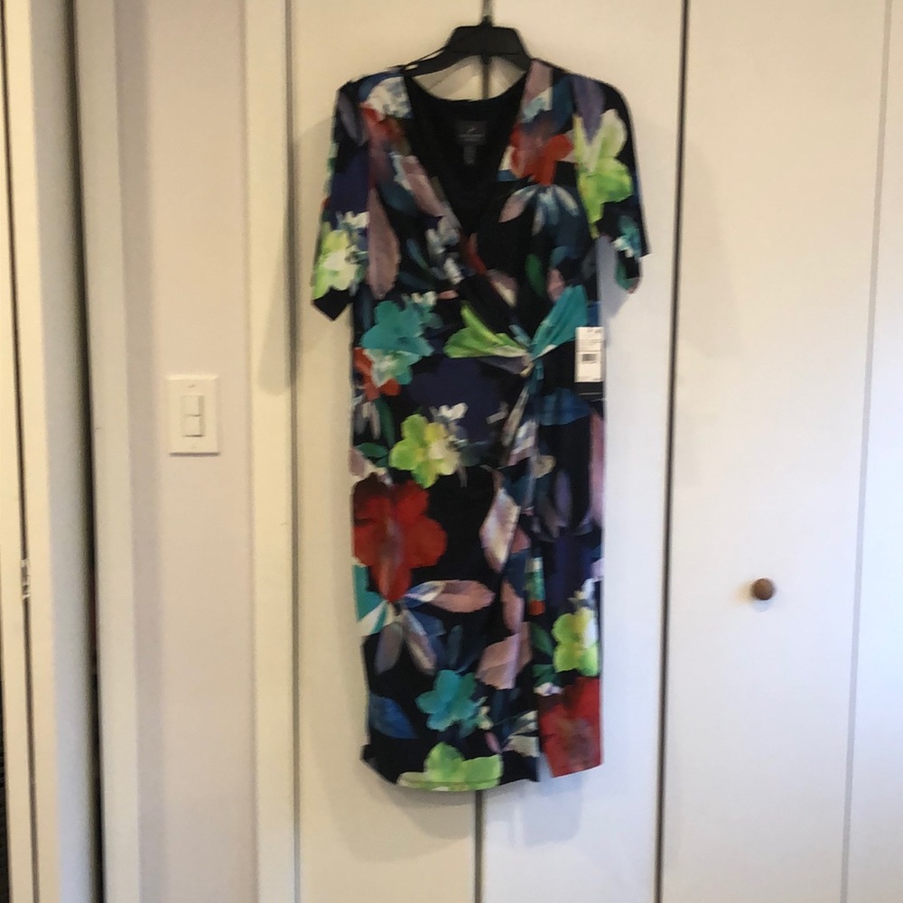 Adrianna Papell floral dress